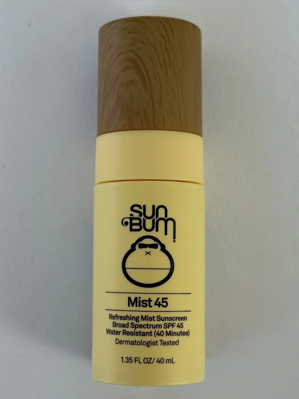 Sun Bum Original SPF 45 Sunscreen Face Mist. 1.35 FL OZ/ 40 mL.
